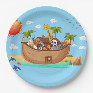 Noah's Ark Paper Plates