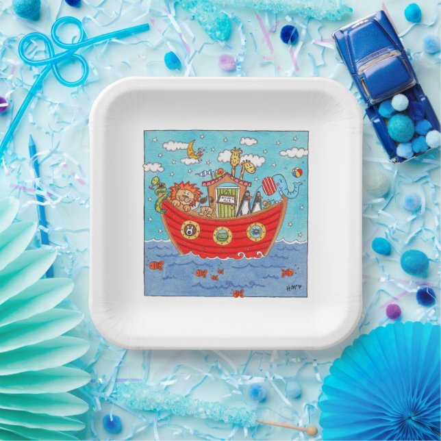 Noah's Ark  Paper Plates (Party)