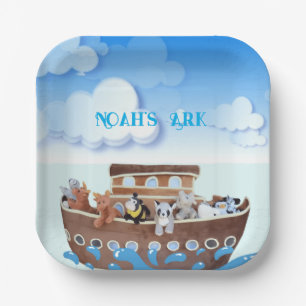Noah's Ark Paper Plates