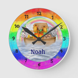 Noah's Ark Personalized Wall Clock