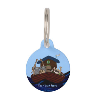 Noah's Ark Pet ID Tag