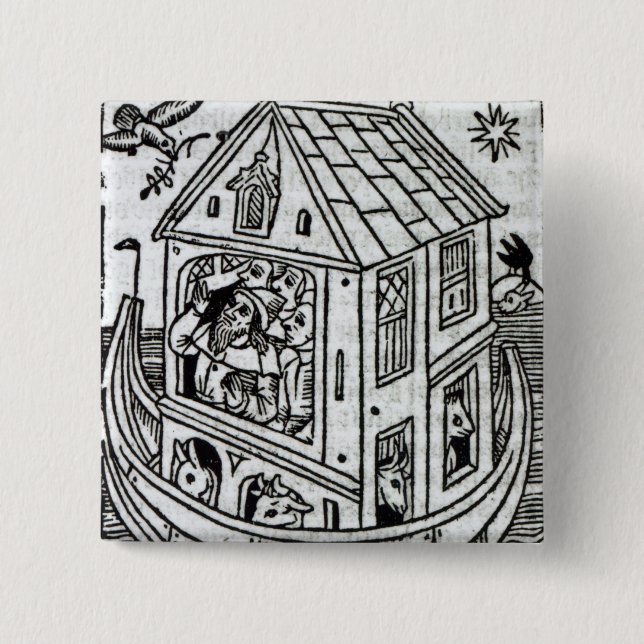 Noah's Ark Pinback Button (Front)