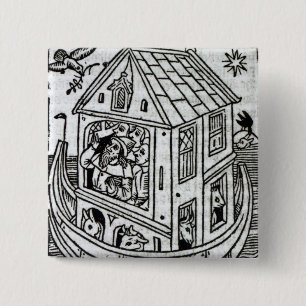Noah's Ark Pinback Button