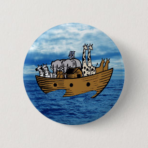 Noah's Ark Pinback Button