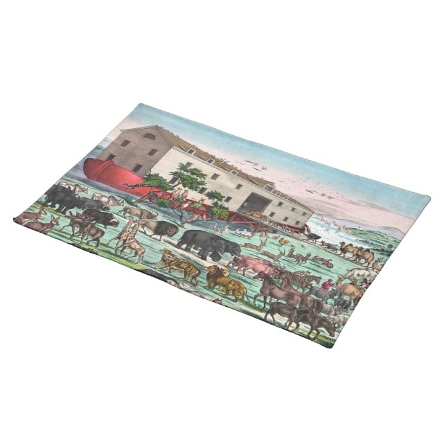 "Noah's Ark" placemat (On Table)