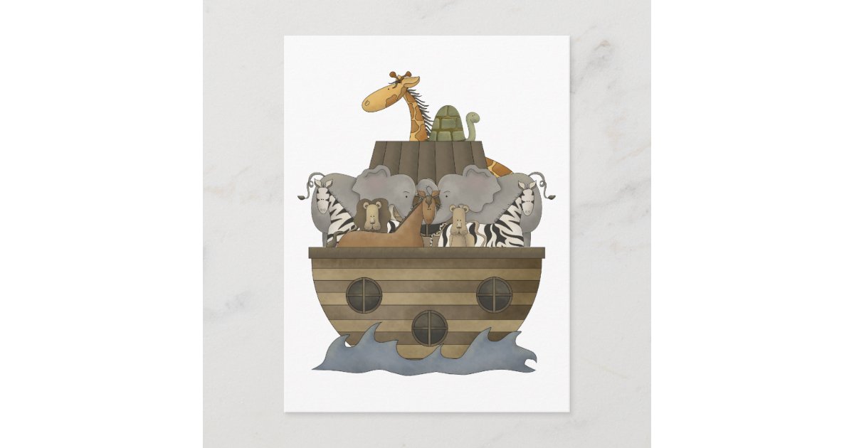Noah's Ark Postcard Zazzle