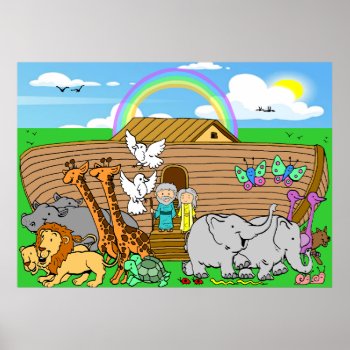 Noah's Ark Poster by KRStuff at Zazzle