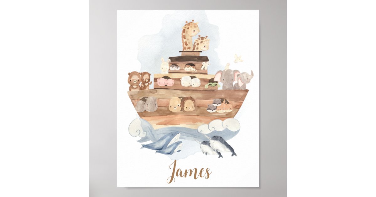 Noah's Ark Poster Print | Zazzle