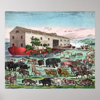 "noah's Ark" Poster/print Poster by vintageworks at Zazzle