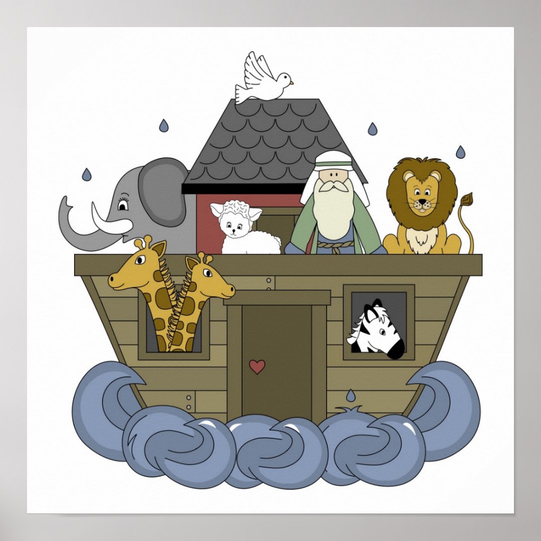 Noahs Ark Poster up to23x23 | Zazzle