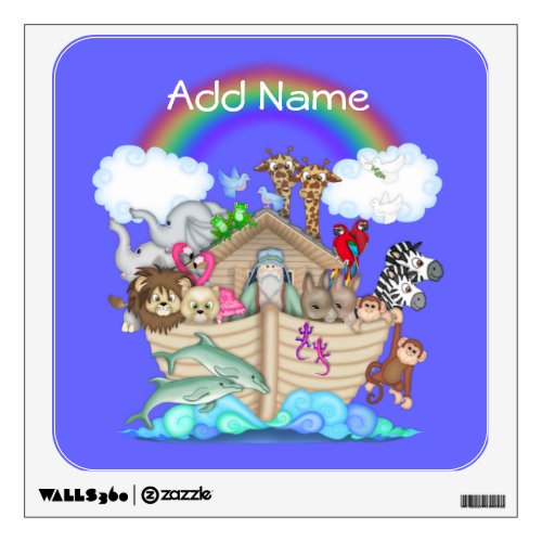 Noahs Ark Rainbow Wall Decal