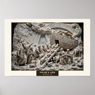 Noah's Ark — Renaissance Marble Poster