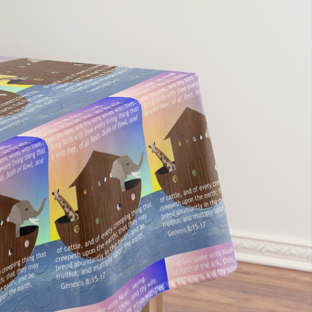 Noah's Ark (scripture) Tablecloth (In Situ)