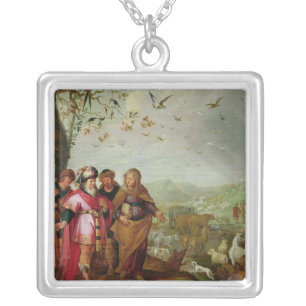 Noah's Ark Silver Plated Necklace