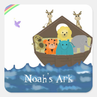 Noah's Ark Square Sticker