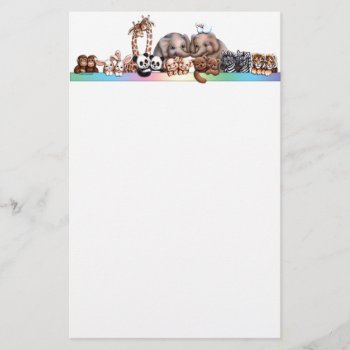 Noah's Ark Stationery by gailgastfield at Zazzle