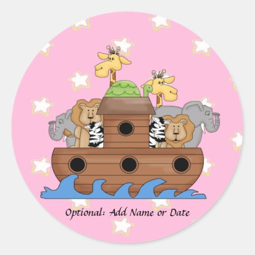 Noahs Ark Stickers for Invitations