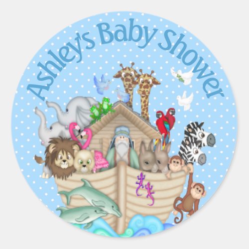 Noahs Ark Stickers for Invitations