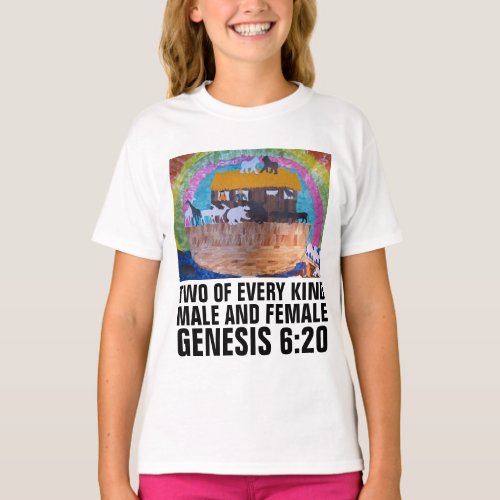 NOAHS ARK T_Shirts TWO OF EVERY KIND T_Shirt