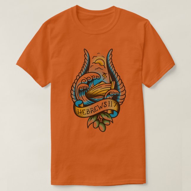 Noahs Ark Tattoo T-Shirt (Design Front)