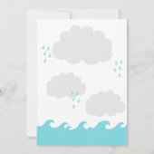 Noah's Ark Thank You Note with Poem | Baby Shower Invitation (Back)