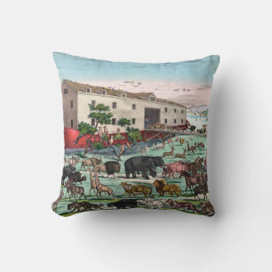 Noah's Ark Throw Pillow