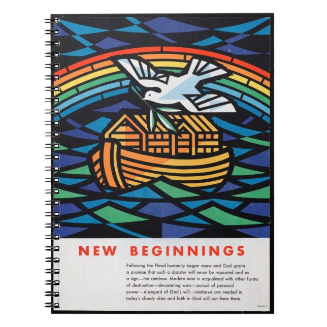 Noah's Ark Unedited Vintage Photos Old Aesthetic Notebook (Front)