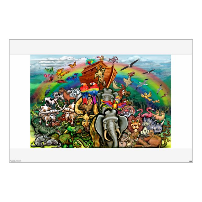 Noah's Ark Wall Decal (Front)