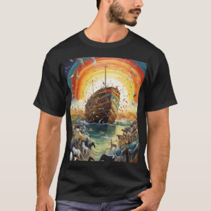 Noahs Ark Watercolor T-Shirt