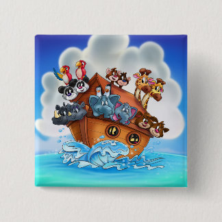 noah's art cartoon button