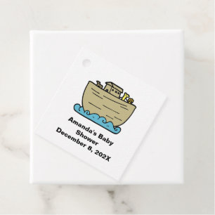 Noah's Art Cute Baby Shower Gender Neutral Favor Tags