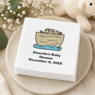 Noah's Art Cute Baby Shower Napkins