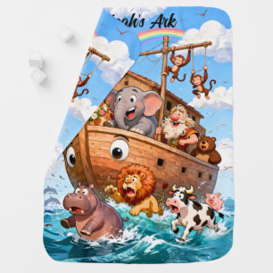Noah's Great Ark Adventure- 4th  Baby Blanket