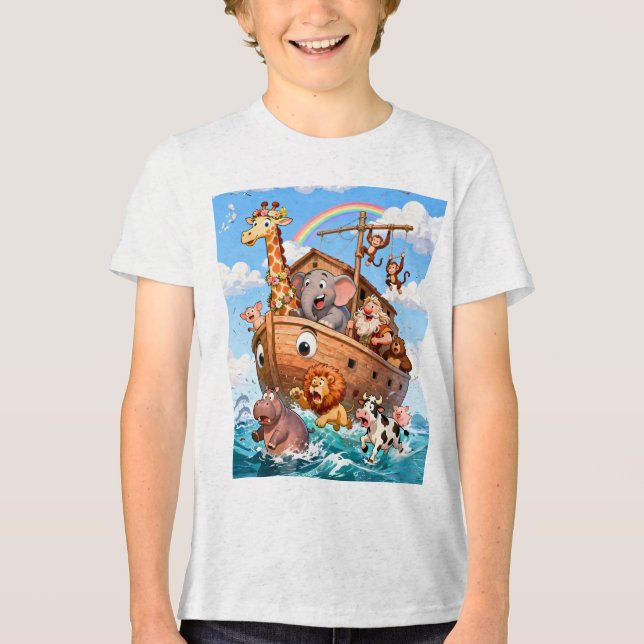 Noah's Great Ark Adventure- 4th  Tri-Blend Shirt (Front)