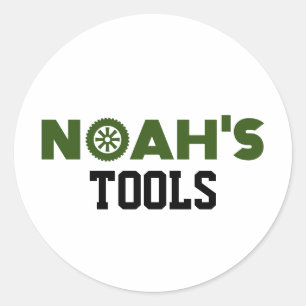Noah's Tools Classic Round Sticker