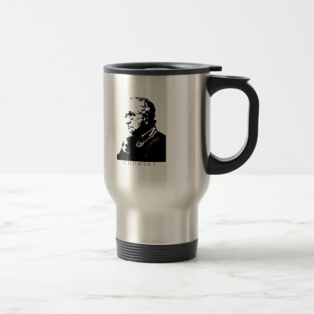 Noam Chomsky Travel Mug (Right)