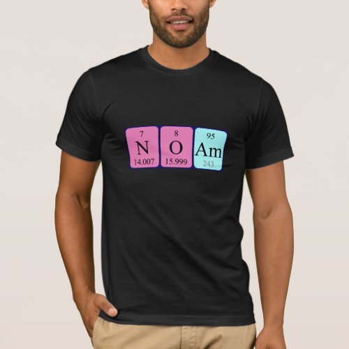 Noam periodic table name shirt