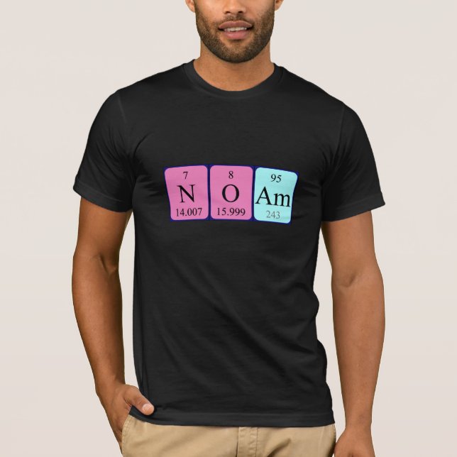 Noam periodic table name shirt (Front)