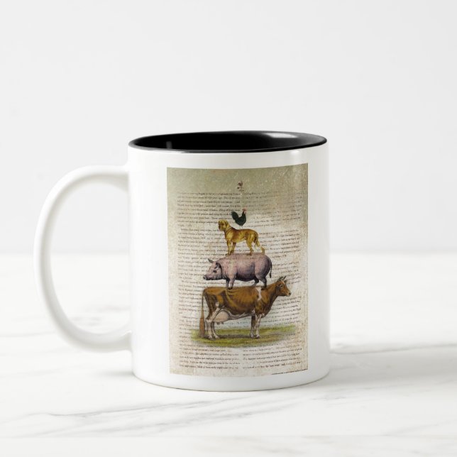 NOB10 Farm Stand A1.tif Two-Tone Coffee Mug (Left)