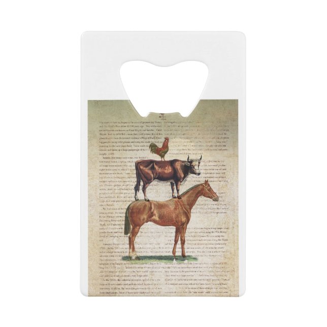 NOB12 Farm Stand C1.tif Credit Card Bottle Opener (Front)