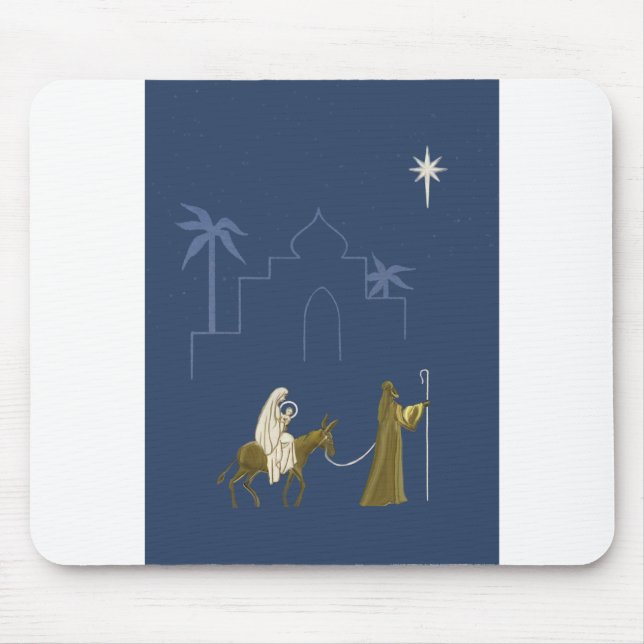 NOB161 Mary and Joseph.tif Mouse Pad (Front)