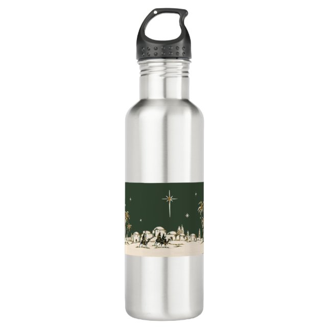 NOB164 Three Wise Men.tif Stainless Steel Water Bottle (Front)