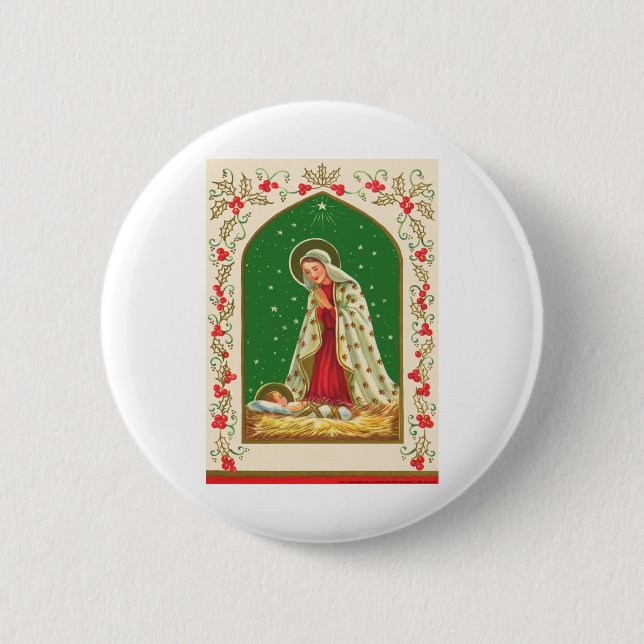 NOB165 Mary and Baby Jesus.tif Button (Front)