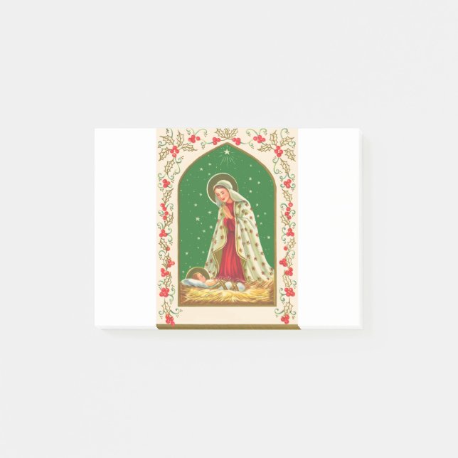 NOB165 Mary and Baby Jesus.tif Post-it Notes (Front)