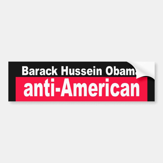nobama_0124 bumper sticker (Front)