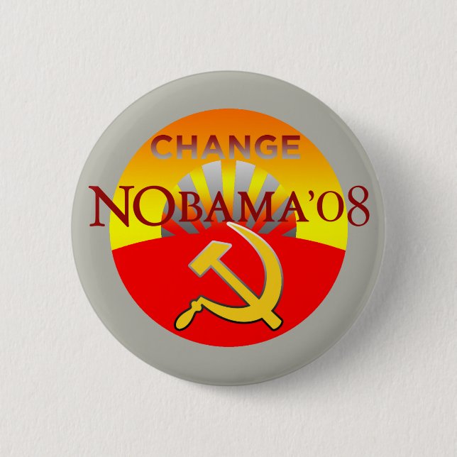 NOBAMA 08 CHANGE Button (Front)
