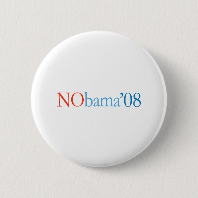 NOBAMA '08 - Customized Button (Front)