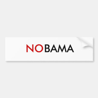 NOBAMA Bumper Sticker