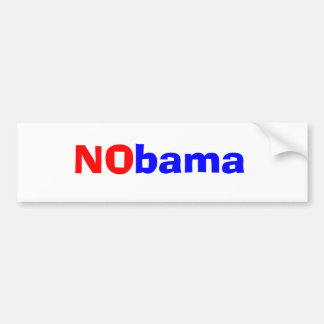 NObama Bumper Sticker