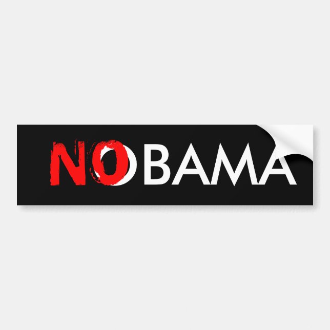 NOBAMA BUMPER STICKER (Front)